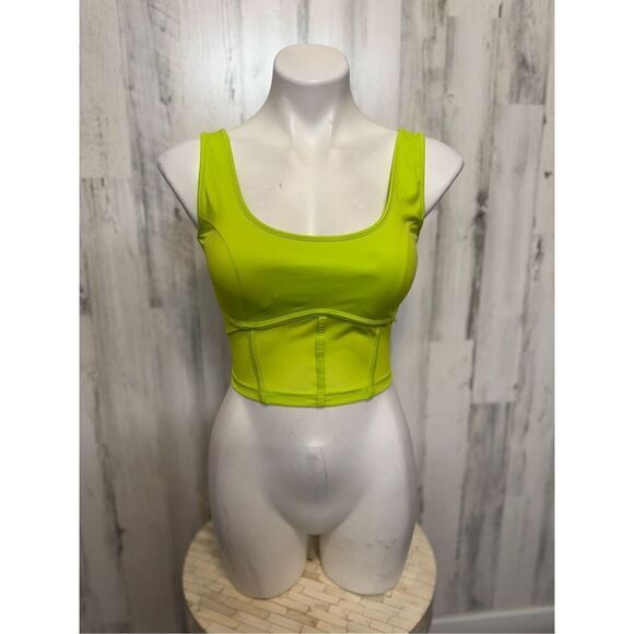 Sofia Vergara active lime green crop top - Picture 6 of 6